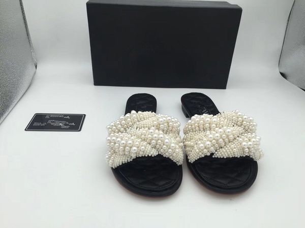 sweet pearl beading slipper sandals woman open toe handwork flats gladiator sandals women fashion casual runway shoes summer gy1207, Black
sweet pearl beading slipper sandals woman open toe handwork flats gladiator sandals women fashion casual runway shoes summer gy1207, Black