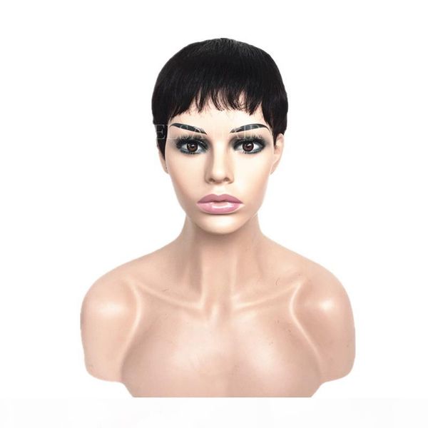 short pixie wigs for black women human hair straight bob wigs with bangs none lace wigs 120% full density natural hair wig, Black;brown
short pixie wigs for black women human hair straight bob wigs with bangs none lace wigs 120% full density natural hair wig, Black;brown