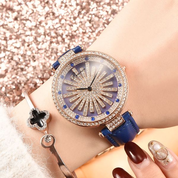 2020 fashionable and versatile watch, irregular rotation, full drilling, waterproof quartz fashion, Slivery;brown
2020 fashionable and versatile watch, irregular rotation, full drilling, waterproof quartz fashion, Slivery;brown