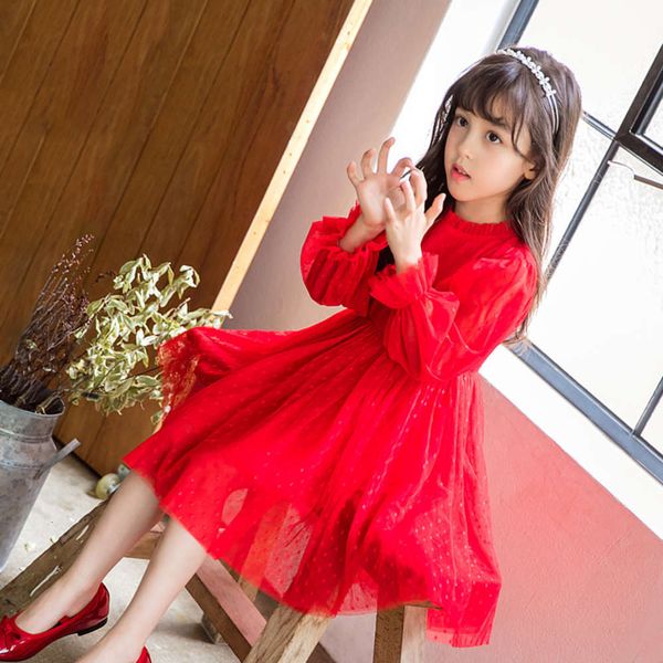 2020 new wear spring and autumn drs big children's mh princs long sve girl's red skirt t137, Red;yellow
2020 new wear spring and autumn drs big children's mh princs long sve girl's red skirt t137, Red;yellow