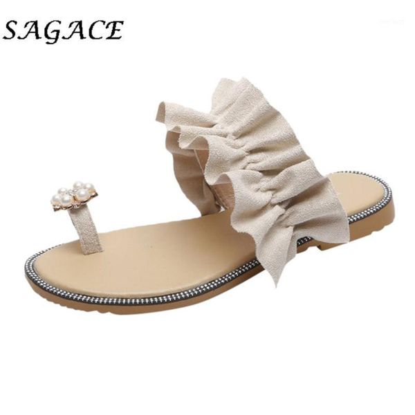 sagace home slippers women flat sandals leather bohemian pearl sandals summer slippers women rubber beach casual shoes1, Black
sagace home slippers women flat sandals leather bohemian pearl sandals summer slippers women rubber beach casual shoes1, Black