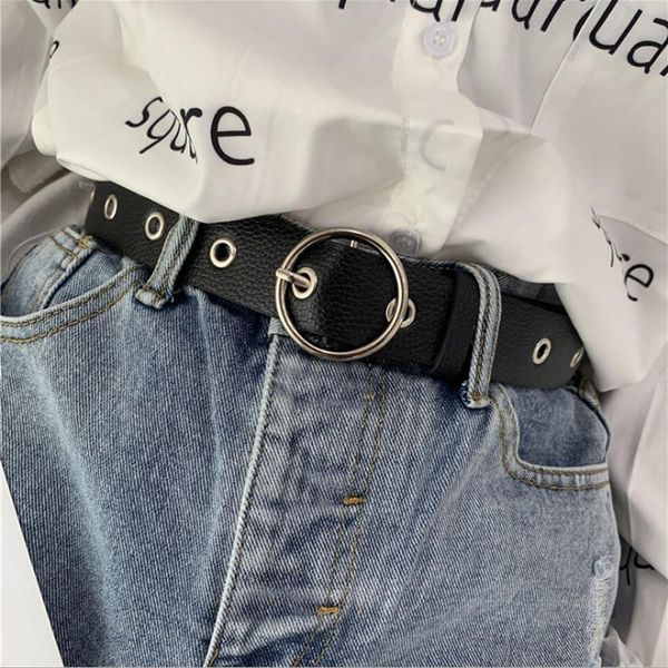 belts 1pc fashion casual leather women belt round buckle with ladies trend jeans, Black;brown
belts 1pc fashion casual leather women belt round buckle with ladies trend jeans, Black;brown