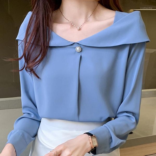 autumn long sleeve chiffon blouse shirt blouse women blusas mujer de moda 2020 slash neck women blouses shirts blusa d6571, White
autumn long sleeve chiffon blouse shirt blouse women blusas mujer de moda 2020 slash neck women blouses shirts blusa d6571, White