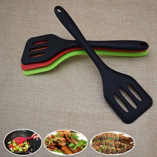 2 colors black red non stick food grade silicone fish slice and egg turner cooking tools slotted kitchen cooking shovels
2 colors black red non stick food grade silicone fish slice and egg turner cooking tools slotted kitchen cooking shovels