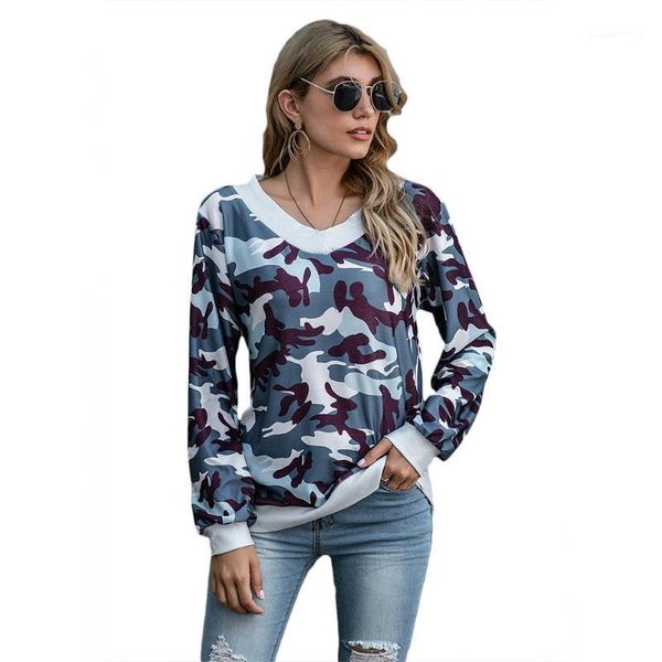 women's hoodies & sweatshirts fashion camouflage woman sweatshirt slim fit v neck long sleeved female tees everyday wear camisetas, Black
women's hoodies & sweatshirts fashion camouflage woman sweatshirt slim fit v neck long sleeved female tees everyday wear camisetas, Black