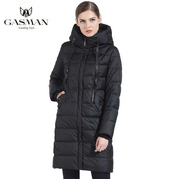 gasman 2019 thick bio down brand long winter coat women hooded warm parka fashion jacket new female collection 1827 q1219, Black
gasman 2019 thick bio down brand long winter coat women hooded warm parka fashion jacket new female collection 1827 q1219, Black