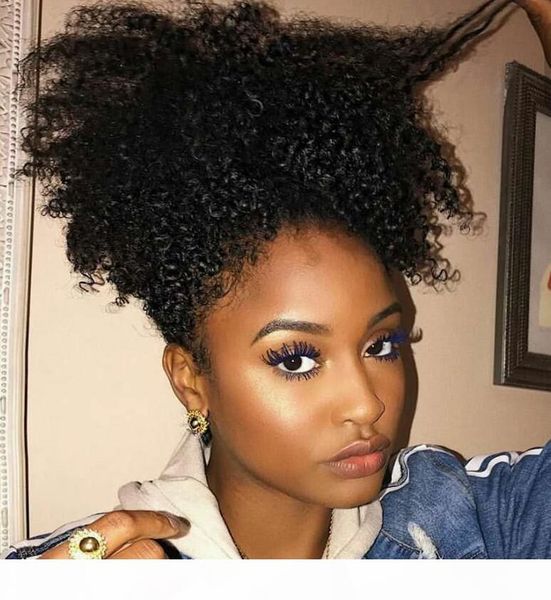 120gram afro kinky curly ponytail extensions kinky curly drawstring human hair ponytail hairpieces natural curly clip in ponytail extensions, Black
120gram afro kinky curly ponytail extensions kinky curly drawstring human hair ponytail hairpieces natural curly clip in ponytail extensions, Black