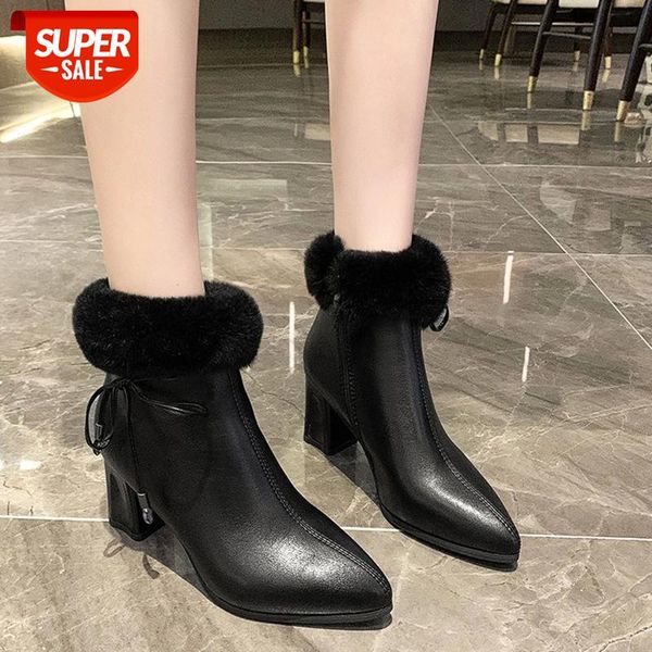 lucyever fluffy warm faux fur pointed toe ankle boots women black square heels pu leather botas woman waterproof winter shoes #ta1d
lucyever fluffy warm faux fur pointed toe ankle boots women black square heels pu leather botas woman waterproof winter shoes #ta1d