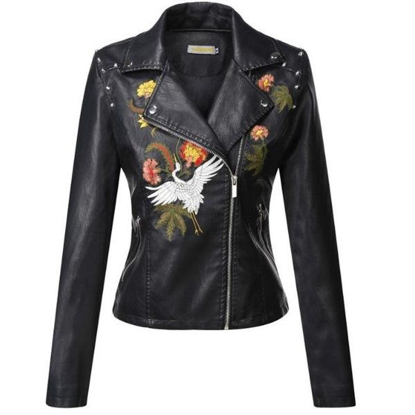 women's jackets faux leather women japanese style kimono jacket embroidered ta1165, Black;brown
women's jackets faux leather women japanese style kimono jacket embroidered ta1165, Black;brown