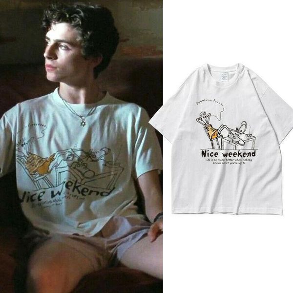call me by your name timothee chalamet t-shirt men women summer t-shirt cotton summer loose shirt gifts, White;black
call me by your name timothee chalamet t-shirt men women summer t-shirt cotton summer loose shirt gifts, White;black