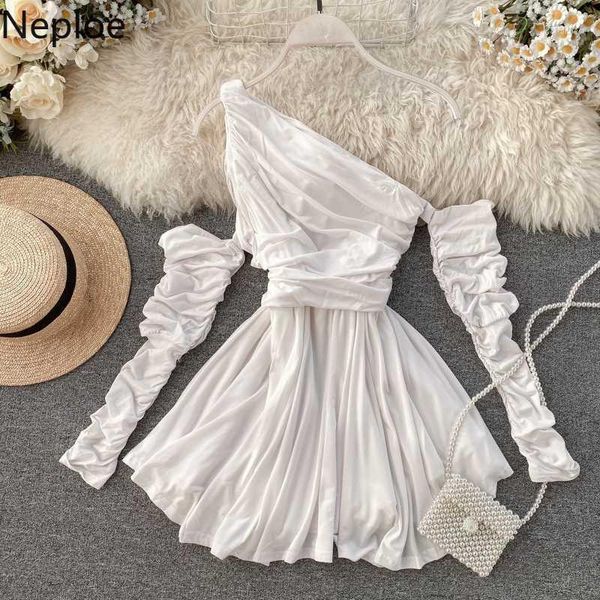 casual dresses neploe pleated party dress women asymmetrical neck full sleeve ladies vestido summer 2021 elegant slim waist 1c2661, Black;gray
casual dresses neploe pleated party dress women asymmetrical neck full sleeve ladies vestido summer 2021 elegant slim waist 1c2661, Black;gray
