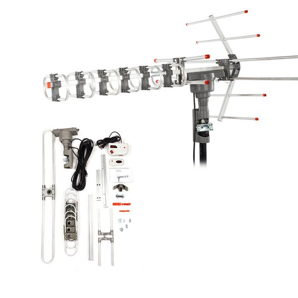 outdoor tv antenna amplified hd digital signal high gain 22-38db uhf/vhf/fm 360degree rotation open antenna silver
outdoor tv antenna amplified hd digital signal high gain 22-38db uhf/vhf/fm 360degree rotation open antenna silver