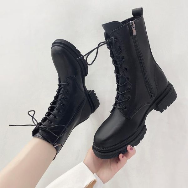 white mid-calf boots women shoes autumn zipper round toe luxury designer boots-women low mid calf fashion 2020 rubber rock, Black
white mid-calf boots women shoes autumn zipper round toe luxury designer boots-women low mid calf fashion 2020 rubber rock, Black