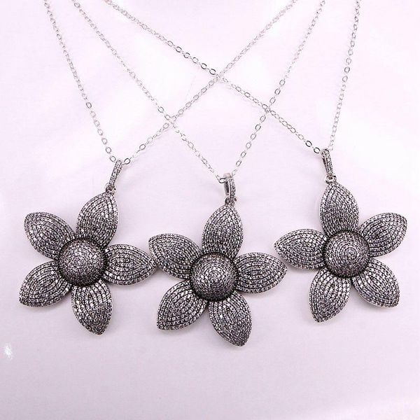 pendant necklaces 4pcs, cz cubic zirconia flower genuine vintage silver color for women jewelry party gift
pendant necklaces 4pcs, cz cubic zirconia flower genuine vintage silver color for women jewelry party gift