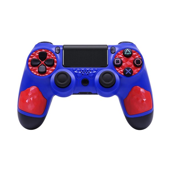 new controller playstation 4 controller diamond patterned classic blue game wireless bluetooth 2.1 controller 
new controller playstation 4 controller diamond patterned classic blue game wireless bluetooth 2.1 controller