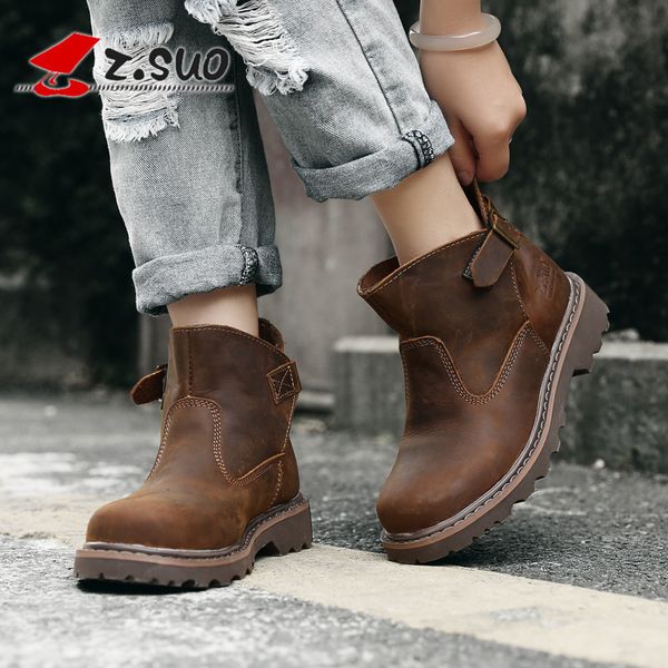 walking couple's buckle desert british leather martin boots fashion work wear women's shoes zs227 c1212, Black;white
walking couple's buckle desert british leather martin boots fashion work wear women's shoes zs227 c1212, Black;white