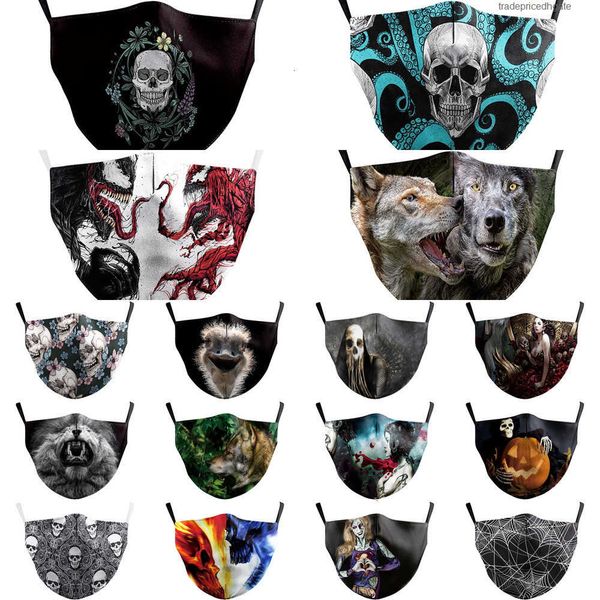 skull lion face print animal cartoon masks mouth reusable washable fabric mask prote v5q1
skull lion face print animal cartoon masks mouth reusable washable fabric mask prote v5q1