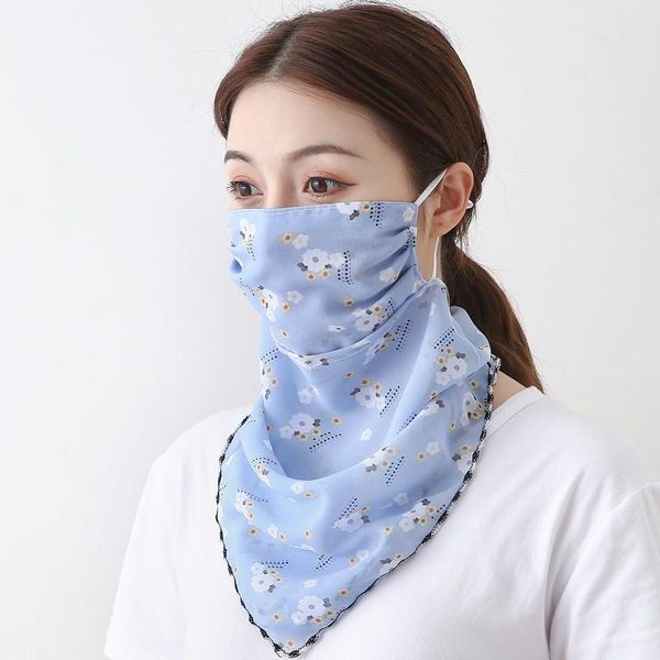 scarves 28 colors summer outdoor sunscreen mask scarf chiffon neck large area occlusion silk multi-function lugs, Blue;gray
scarves 28 colors summer outdoor sunscreen mask scarf chiffon neck large area occlusion silk multi-function lugs, Blue;gray