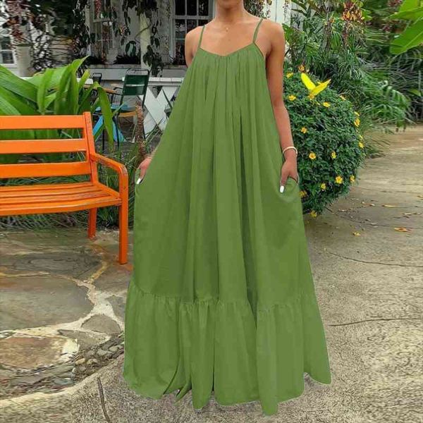 oversized maxi dresses a-line solid strap dress pocket loose backless dress women fashion casual vintage femme robe lady, Black;gray
oversized maxi dresses a-line solid strap dress pocket loose backless dress women fashion casual vintage femme robe lady, Black;gray