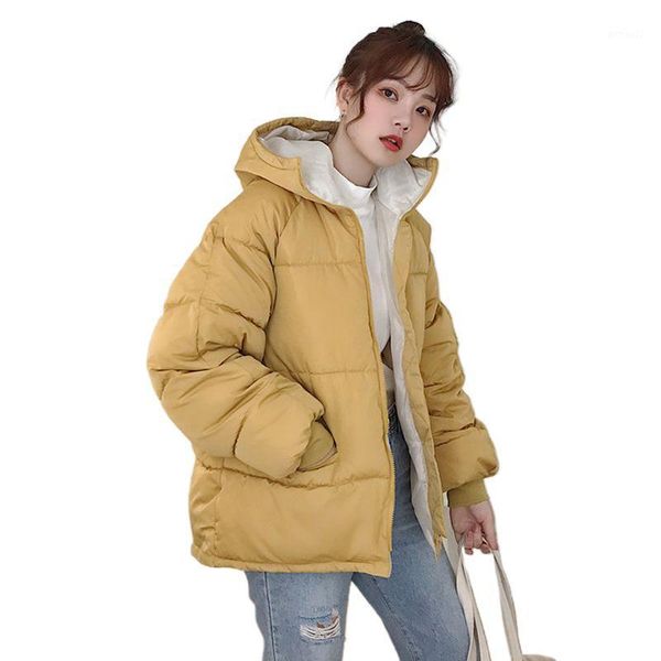 women's down & parkas womens winter thick cotton-padded hooded jacket solid color oversized bread coat 1, Black
women's down & parkas womens winter thick cotton-padded hooded jacket solid color oversized bread coat 1, Black