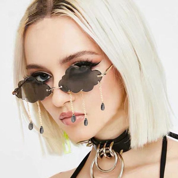 sunglasses zuee rimless women funny blue light blocking glasses vintage trendy clouds men frameless punk, White;black
sunglasses zuee rimless women funny blue light blocking glasses vintage trendy clouds men frameless punk, White;black