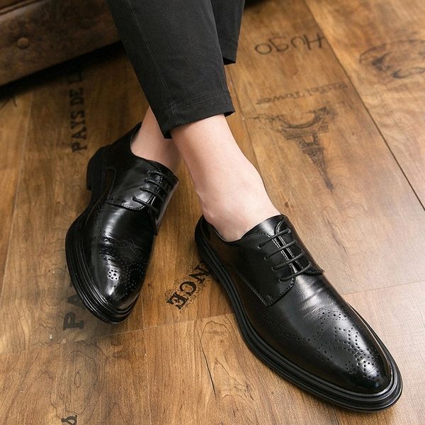 leather shoes casual shoes lace up oxfords fashion black brogue shoes outdoor spring vintage classic male zapatos de hombre #sc2d
leather shoes casual shoes lace up oxfords fashion black brogue shoes outdoor spring vintage classic male zapatos de hombre #sc2d