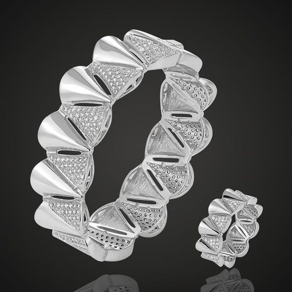 zlxgirl jewelry europe brand design zircon bangle&ring bridal with ring jewelry sets classic women's copper bangle and ring set, Silver
zlxgirl jewelry europe brand design zircon bangle&ring bridal with ring jewelry sets classic women's copper bangle and ring set, Silver