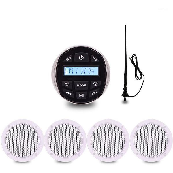 marine bluetooth audio radio fm am mp3 music stereo player+ 4'' 2 way waterproof speakers for atvutv car outdoor boat antenna1
marine bluetooth audio radio fm am mp3 music stereo player+ 4'' 2 way waterproof speakers for atvutv car outdoor boat antenna1