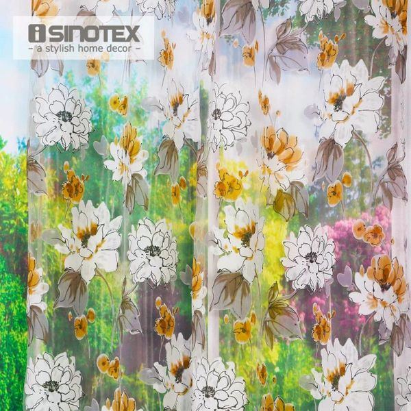 window curtain white&yellow floral printed burnout transparent sheer for home living room screening voile fabric 1pcs/lot
window curtain white&yellow floral printed burnout transparent sheer for home living room screening voile fabric 1pcs/lot