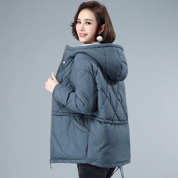 women's padded clothes warm 2020 new korean fashion winter coat thick warm hooded cotton jacket female zipper pocket outerwear, Black
women's padded clothes warm 2020 new korean fashion winter coat thick warm hooded cotton jacket female zipper pocket outerwear, Black
