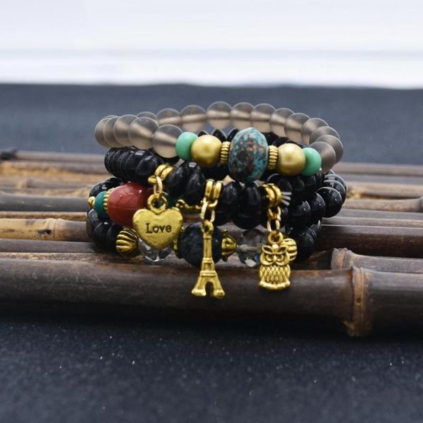 4pcs/set acrylic stone heart pendant bracelet bohemian style crystal bangle ladies party wedding fashion jewelry gift, Golden;silver
4pcs/set acrylic stone heart pendant bracelet bohemian style crystal bangle ladies party wedding fashion jewelry gift, Golden;silver