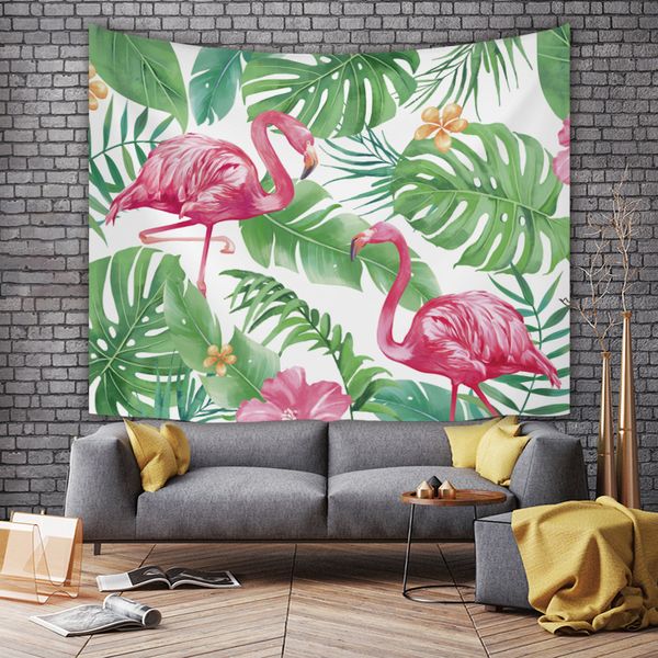 ins hanging cloth tropical green plant bedside background cloth dormitory decoration hanging painting flamingo tapestry 95*73cm
ins hanging cloth tropical green plant bedside background cloth dormitory decoration hanging painting flamingo tapestry 95*73cm