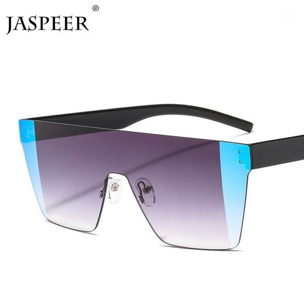 JASPEER Square Sunglasses Women One-piece 2020 Vintage Men Gradients Color Oversized Sun Glasses Female Mirror Eyeglasses UV4001, White;black
JASPEER Square Sunglasses Women One-piece 2020 Vintage Men Gradients Color Oversized Sun Glasses Female Mirror Eyeglasses UV4001, White;black