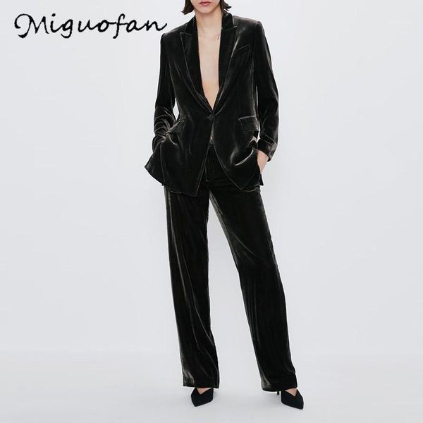 miguofan solid black pants women velvet autumn-winter simple loose elegant regular pockets fashion long suit pants trousers1, Black;white
miguofan solid black pants women velvet autumn-winter simple loose elegant regular pockets fashion long suit pants trousers1, Black;white