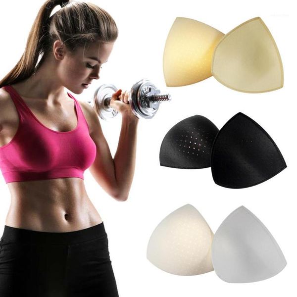 gym clothing 2pcs thin model 5mm triangular vent hole overlock sponge sports chest pad bikini bra pad1, White;black
gym clothing 2pcs thin model 5mm triangular vent hole overlock sponge sports chest pad bikini bra pad1, White;black