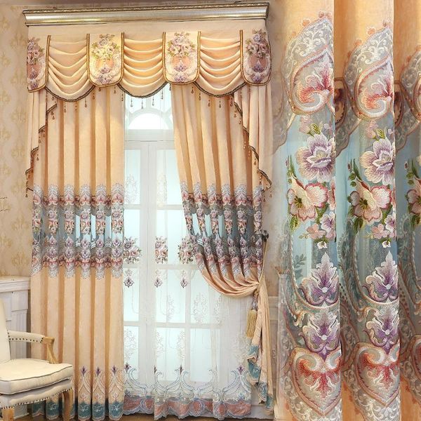 curtain & drapes european style curtains for living dining room bedroom chenille embroidered finished product customization valance
curtain & drapes european style curtains for living dining room bedroom chenille embroidered finished product customization valance