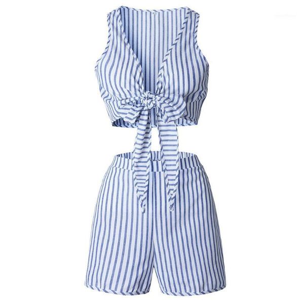 women striped v neck crop tank elastic high waist shorts set summer beach sets ks-shipping1, White
women striped v neck crop tank elastic high waist shorts set summer beach sets ks-shipping1, White