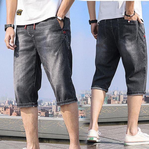 men elastic waist pants summer stretch casual light quality casual jeans large size s-7xl loose men's shorts jeans, Blue
men elastic waist pants summer stretch casual light quality casual jeans large size s-7xl loose men's shorts jeans, Blue