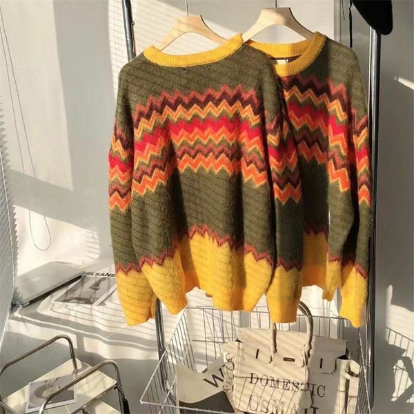 women's fashion colorful o-neck knitted sweaters long-sleeved sweater s m  150279, Black 
women's fashion colorful o-neck knitted sweaters long-sleeved sweater s m  150279, Black