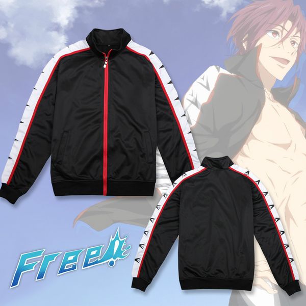 2021 new japan anime iwatobi swim club nanase haruka cosplay high school uniform casual sport coat jacket costume 3j9w, Black
2021 new japan anime iwatobi swim club nanase haruka cosplay high school uniform casual sport coat jacket costume 3j9w, Black