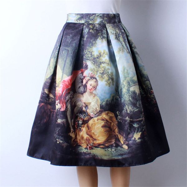 neophil retro gothic 50s princess royal vintage fantasy oil painting print high waist midi pleated skirts women saias s1607022 q1209, Black
neophil retro gothic 50s princess royal vintage fantasy oil painting print high waist midi pleated skirts women saias s1607022 q1209, Black