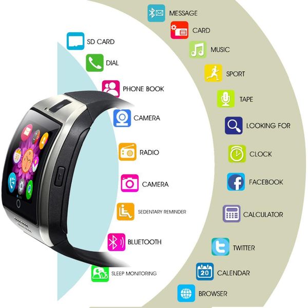 smart watch clock q18 support sim tf card phone call push message camera bluetooth smart watch connectivity for android ios phone
smart watch clock q18 support sim tf card phone call push message camera bluetooth smart watch connectivity for android ios phone
