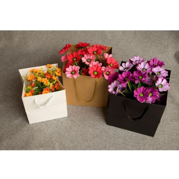 6pcs eco friendly packing square bottom wedding paper bag candy gift multifunctional with ribbon handles party flowers birthday
6pcs eco friendly packing square bottom wedding paper bag candy gift multifunctional with ribbon handles party flowers birthday