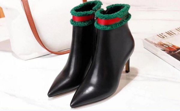 designer booties women winter snow boots fashion martin classic short bow boots cowhide luxury designer pointed high-heeled womens boots, Black
designer booties women winter snow boots fashion martin classic short bow boots cowhide luxury designer pointed high-heeled womens boots, Black