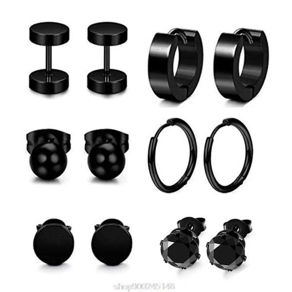 6 pairs/set stainless steel piercing earrings women men decorations jewelry gifts ear studs n30 20 dropshipping, Golden;silver
6 pairs/set stainless steel piercing earrings women men decorations jewelry gifts ear studs n30 20 dropshipping, Golden;silver