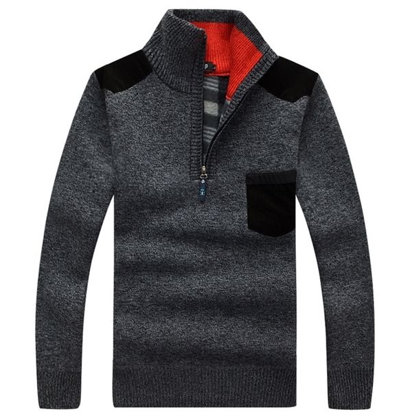 winter men's turtleneck sweater half zip fleece knitted wool pullover long sleeve pocket casual male thick clothing for autumn 201214, White;black
winter men's turtleneck sweater half zip fleece knitted wool pullover long sleeve pocket casual male thick clothing for autumn 201214, White;black