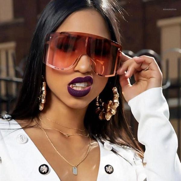 new designer lady oversized rimless sunglasses women vintage fashion gradient shield sun glasses for female1, White;black
new designer lady oversized rimless sunglasses women vintage fashion gradient shield sun glasses for female1, White;black
