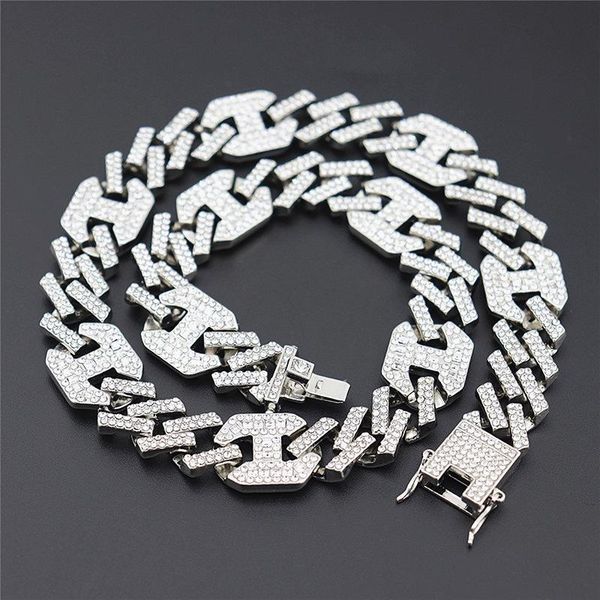 hip hop 17mm necklace bracelet for men luxury zircon iced out square cuban chain rock trendy women exaggerated gift jewelry, Silver
hip hop 17mm necklace bracelet for men luxury zircon iced out square cuban chain rock trendy women exaggerated gift jewelry, Silver