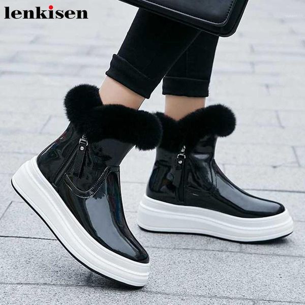 boots lenkisen keep warm fashion fur snow round toe high heels thick bottom side zipper winter women ankle l161, Black
boots lenkisen keep warm fashion fur snow round toe high heels thick bottom side zipper winter women ankle l161, Black