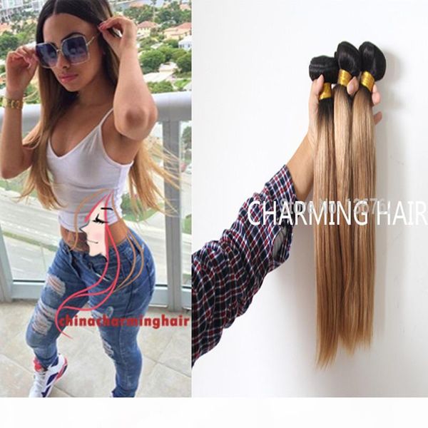 dark roots honey blonde ombre hair bundles #1b 27 ombre brazilian body wave virgin hair weaves, Black
dark roots honey blonde ombre hair bundles #1b 27 ombre brazilian body wave virgin hair weaves, Black